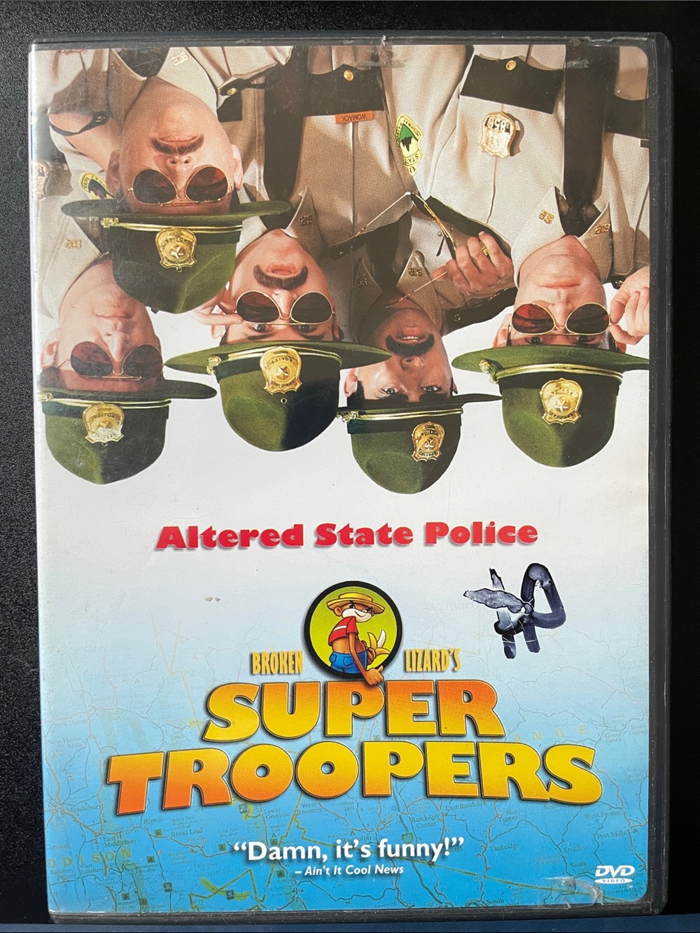 ‼️3/$15‼️ Broken Lizard's Super Troopers DVD - Blue, White, Yellow Cover
